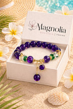 Bracciale Aurora -  In Pura Ametista Naturale