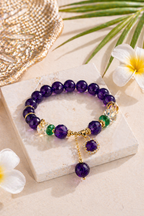 Bracciale Aurora -  In Pura Ametista Naturale