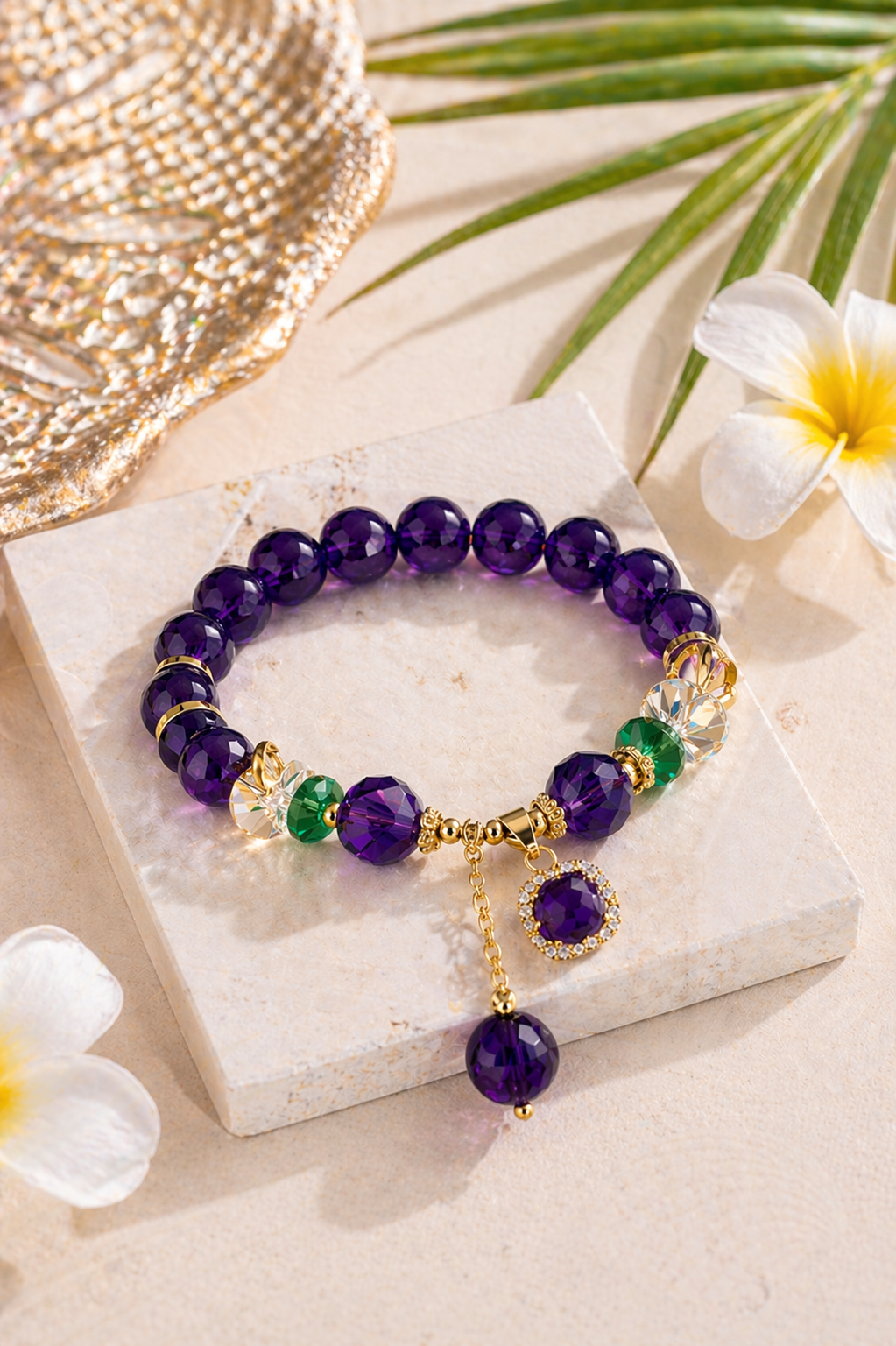 Bracciale Aurora -  In Pura Ametista Naturale