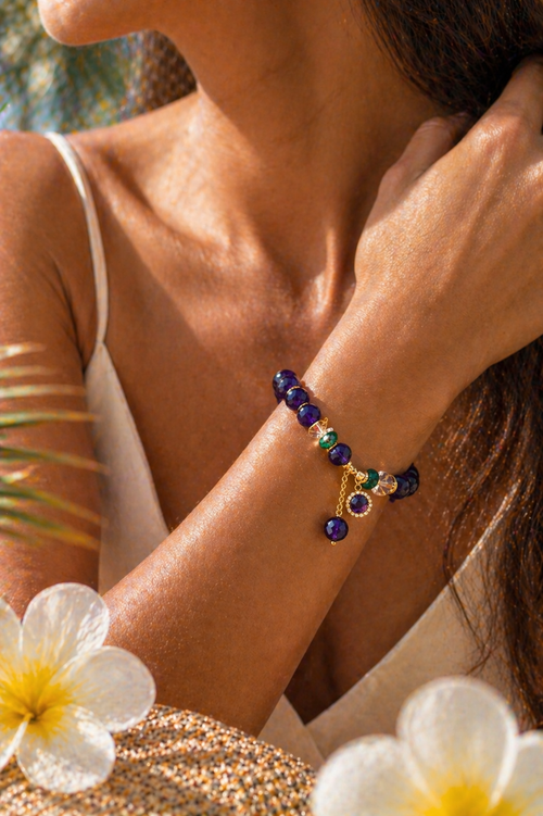 Bracelet Aurora - En Améthyste Naturelle Pure